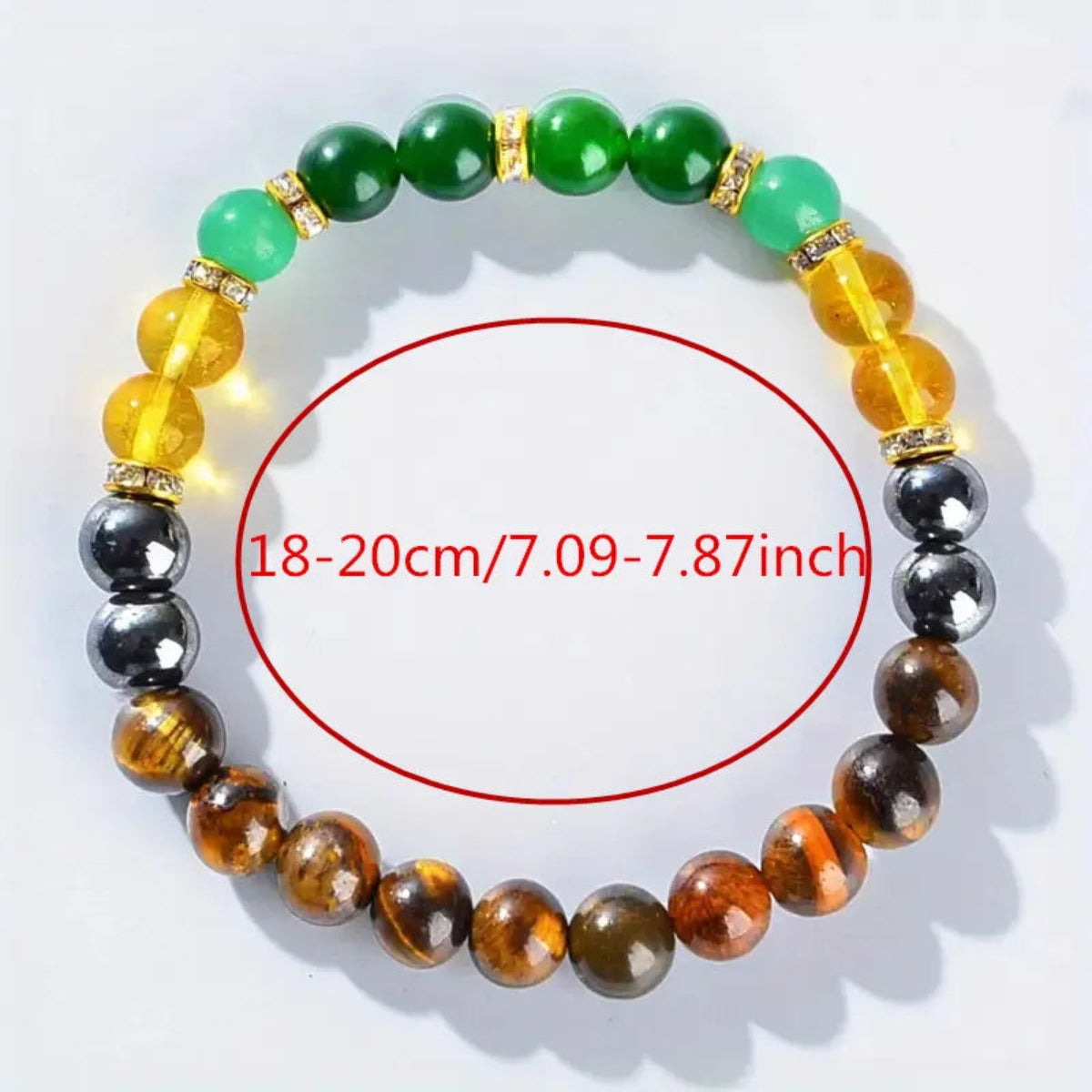 Trendy 8mm Beaded Bracelet for Men & Women, Multicolor Festival Jewelry Anniversary Gift