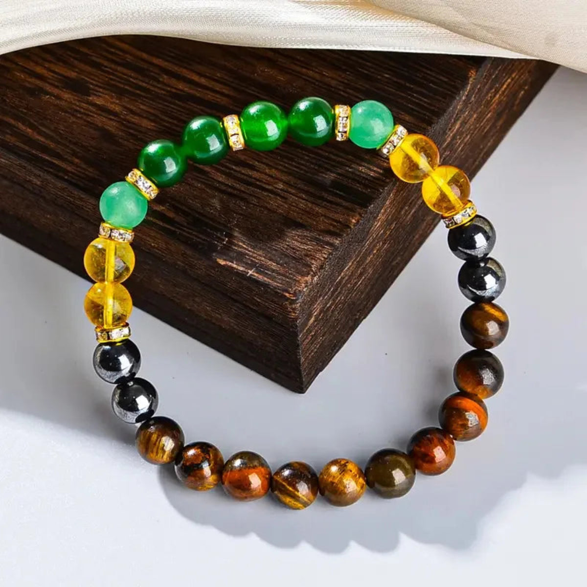 Trendy 8mm Beaded Bracelet for Men & Women, Multicolor Festival Jewelry Anniversary Gift
