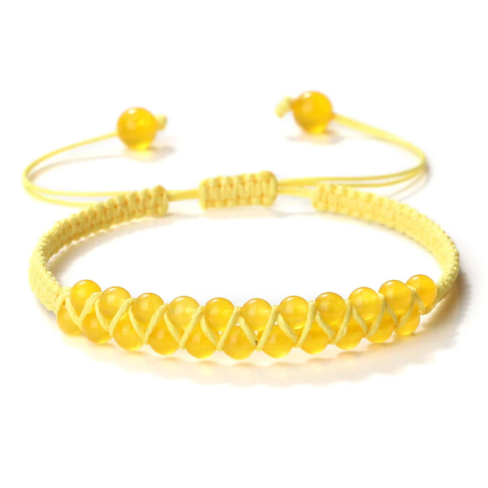 Handmade 4mm Onyx Bead Bracelet, Double Row Meditation Jewelry for Men & Women, Couple Gift