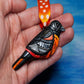 Baltimore Oriole Ornament, Orange Mosaic Bird, Festive Christmas Tree Decoration, Gift idea for her, Mother's Day Present, Nature Lover