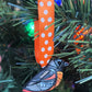 Baltimore Oriole Ornament, Orange Mosaic Bird, Festive Christmas Tree Decoration, Gift idea for her, Mother's Day Present, Nature Lover