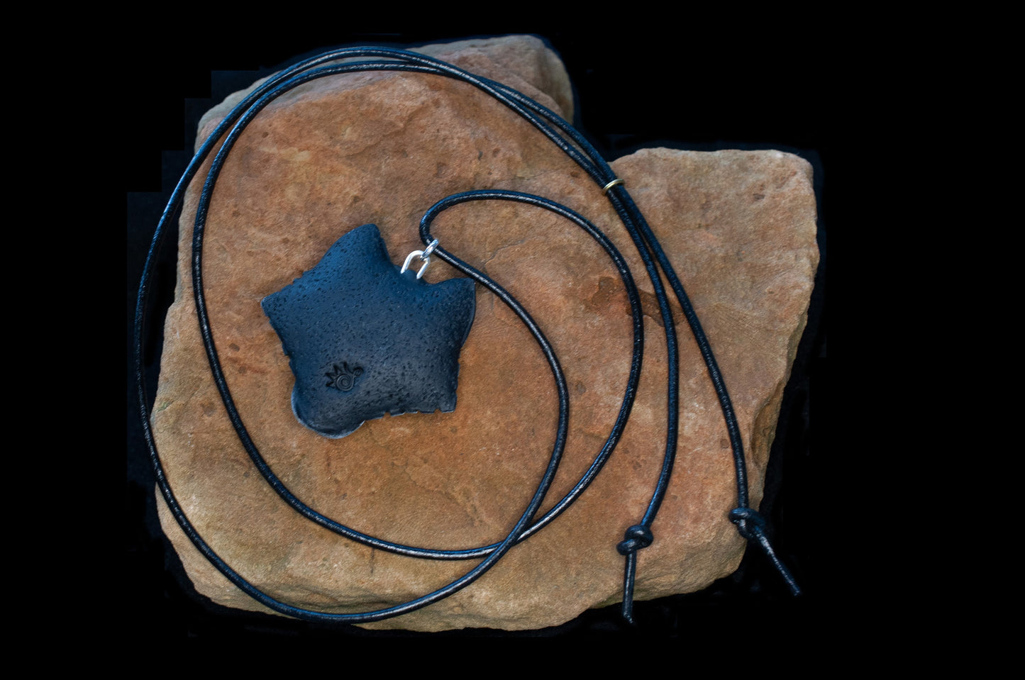 Gray Wolf Necklace, Wild American Species, Your Choice of 2 sizes, Mosaic Art Design, Spirit Animal, Unique Gift Idea, Amulet, Western Totem