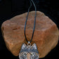 Gray Wolf Necklace, Wild American Species, Your Choice of 2 sizes, Mosaic Art Design, Spirit Animal, Unique Gift Idea, Amulet, Western Totem