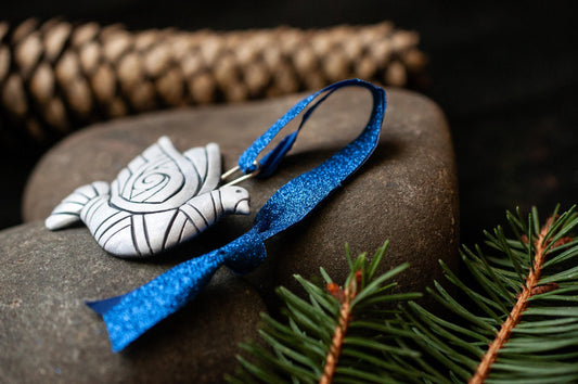 White Peace Dove Ornament, Bird for Christmas Tree or Decor, Symbol of Peace, Holiday Decoration, Nondenominational gift idea, love and joy