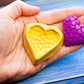 Heart Mold, Flexible Silicone, Make cute jewelry, magnets, Valentine's Day gifts & more, For DIY projects, polymer crafts clay, Kids, Adults