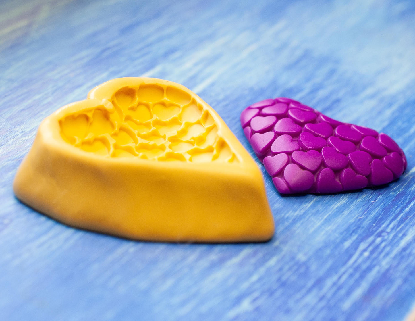 Heart Mold, Flexible Silicone, Make cute jewelry, magnets, Valentine's Day gifts & more, For DIY projects, polymer crafts clay, Kids, Adults